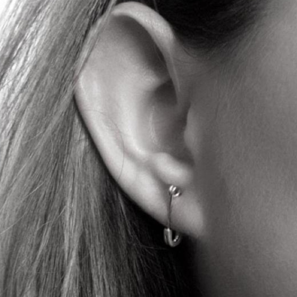 Tiny & Adorable Gold Safety Pin Earrings
